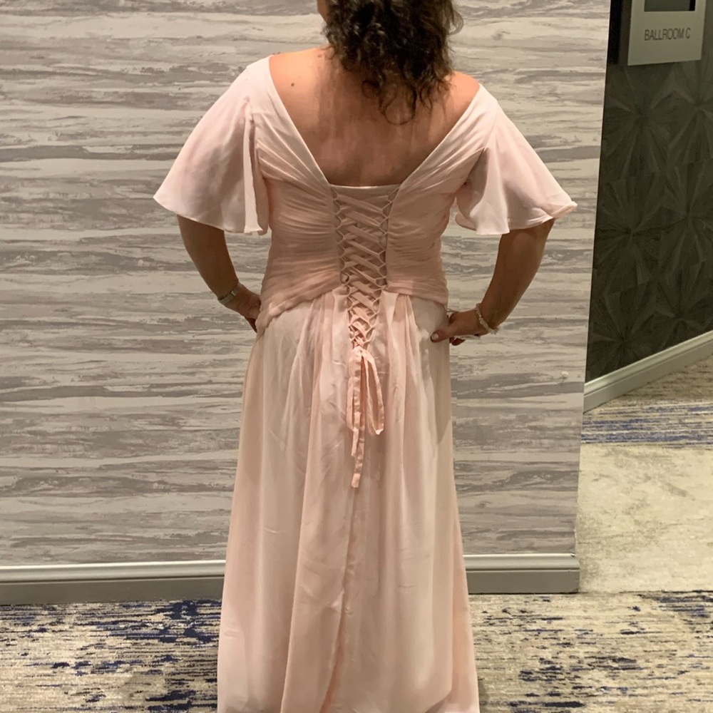 Pale Pink Gown.